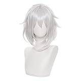 Anime Cosplay Perücke, Genshin Impact Perücke, mit Kostenloser Perückenkappe, für Halloween, Party, Karneval, Nachtleben, Konzerte, Hochzeiten (Paimon)