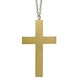 W WIDMANN MILANO Party Fashion - Kreuzkette, gold, Halskette, Schmuck, Nonne, Pfarrer, Papst, Mönch, Bischof