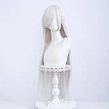 Wig Anime Cosplay Anime-Perücke NieR Automata Cosplay Typ A Nr. 2 A2 Perücke, lange gerade Perücke, Kostüm-Halloween-Perücke, for Halloween, Kostümparty, Anime-Show, Cosplay-Event, Konzerte