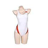 Xinchangda Darling in The FRANXX Badeanzug Zero Two Cosplay Weiß Bademode Halloween Cosplay Party Kostüm Verkleidung Party Outfits