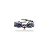 flowereyes Trendy Anime Code Geass Lelouch of the Rebellion Ringe Karneval Halloween Party Dekoration Verstellbar innerhalb einer Reihe Ringe Cosplay Requisiten für Männer Frauen