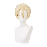 ydound Anime Coser Wig Fire Emblem Troishouses Cosplay Perücke Dimitri Alexandre Bladud Kurz Haar Gerade Halloween Rolle Kostüm Perücken Kuqx9105 (Größe: KUQX9105)