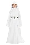 Fuman Prinzessin Cosplay Kleid mit Gürtel Halloween Kostüm Mädchen Kampfkleid Weiß