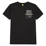 Borussia Dortmund Herren BVB Nostalgie, Schwarz T-Shirt, Schwarz, XXL EU