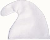 UPPER CUT 1 x Zwerg Mütze weiß -Kopfumfang 59 cm -B 29,5 cm x L 30 cm- Fastnacht Fasching Karneval Zwergenmütze für Kostüm Elfenmütze Schlumpf