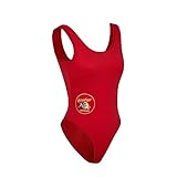 Willyacos Pamela Anderson Roter Badeanzug Pam und Tommy Kostüm Bikini Baywatch Badeanzüge für Frauen Kostüm, Rot/Ausflug, einfarbig (Getaway Solids), XS