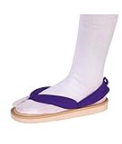 QYIFIRST Kimetsu no Yaiba Shinobu Kocho Cosplay Clogs Shoes Slippers Sandals für Kostüm Lila Herren Damen 39 (Inside Length 24cm)
