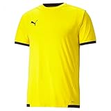 PUMA Unisex Kinder Teamliga Jersey Jr Shirt, Cyber Yellow-puma Black, 152 EU