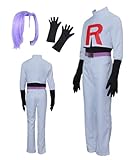 MANMICOS US-Größe Anime James Cosplay Kostüm Rocket Team Kits Herrenanzug (X-Large)