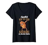 Damen Eigentlich Bin Ich Eine Kakerlake Kostüm T-Shirt mit V-Ausschnitt