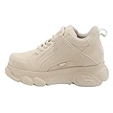 Buffalo Damen CLD Corin Sneaker, Cream, 40 EU