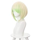 Promare Mad Burnish Lio Fotia Perücke, 35 cm, kurz, glatt, hitzebeständig, Kunsthaar, Anime Cosplay Perücken + Perückenkappe