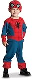 Rubies – Marvel Offizielles – Kostüm für Kinder, klassisches Spider-Man – 2/3 Jahre – Kostüm mit Overall + Mütze. Für Karneval, Halloween, Geburtstag