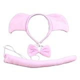 Niedliches Cosplay Kostüm Für Erwachsene Und Kinder Cartoon Stirnband/Schwanz/Fliege Halloween Party Anime Outfit Rollenspiel Anzug