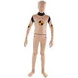 Morphsuits Crash Test Dummy Kostüm Kinder, Crashtest Dummy Anzug, Halloween Kinder M