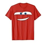 Disney Pixar Cars Lightning McQueen Big Face, Kurzarm , T-Shirt