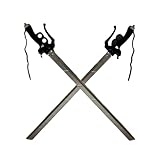 damdos Halloween Prop for 2PCS Sets Attack it on 37inch Shingeki Cosplay Sword Schwerter Kyojin Swords Lapp Costume Cosplay Xmas Birthday Gifts (2PCS Sliver Sets)