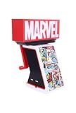 Cableguys Gaming-Figur Ikon Light Marvel Logo - Zubehör Halterung für Controller oder Smartphone - Kabel und USB-Anschlüsse