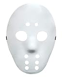 Horror-Shop Jason Maske, Horror, Mask, Maske, für Unisex-Erwachsene