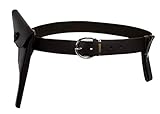 thecostumebase Indiana Rindsledergürtel Jones Holster Peitschenhalter Leder (M)