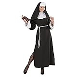 W WIDMANN MILANO Party Fashion - Kostüm Nonne, Kleid, Geistliche, Klosterschwester, Faschingskostüme