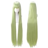 RiRaku Anime Cosplay Perücke Enkidu Green Long Halloween Kostüm Cosplay Perücke,Für Party Karneval Weihnachten