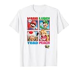 The Super Mario Bros. Movie Mario Peach Toad Luigi Poster T-Shirt