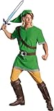 DISGUISE Offizielles Nintendo Link Legend of Zelda Kostüm Herren Faschingskostüme Männer Erwachsene Karneval Geburstag XXL