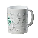 SV Werder Bremen SVW Tasse Becher Kaffeetasse Signature Unterschriften Autogramme ** Team 2024/2025 **