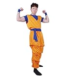 CoolChange 3-teiliges Kostüm von Son Goku beim Herr der Schildkröten | Größe: M