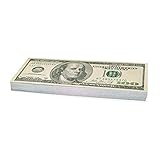 Scratch Cash Dollar Old Style - 100 x $ 100 Dollars (reale Größe), Geld zum Spielen, Props Money