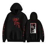 Witorya Anime Tokyo Ghoul Hoodies Ken Kaneki Grafik Hoodie Japanischer Manga Langarm Pullover Sweatshirt für Männer Frauen