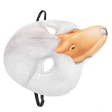 WRITWAA Karnevalsmasken Halloweenkostüm Cosplay Entenmaske Realistische Halloween-maske Froschmaske Tierkostüm Maske Entennasenkostüm Halloween-entenmaske Kostüme Cosplay-halbmaske