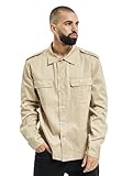 Brandit US Hemd Ranger Langarm Army BW FELDHEMD DIENSTHEMD Shirt FREIZEITHEMD, Größe:L, Farbe:Beige