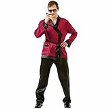 Lustiges Halloween-Kostüm für Herren, Hasen-Enthusiasten, luxuriöses Outfit für Erwachsene, Rot/Ausflug, einfarbig (Getaway Solids), M