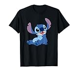 Disney Lilo & Stitch Happy Mood Good Alien Pose Logo T-Shirt