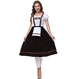 Mittelalterliches Tapisserie-Wurfskissen Oktoberfest-Kostüme, Outfits, Dirndl-Kleid, traditionelles deutsches Bierfest-Kostüm Kagome-Cosplay-Kostüm (Coffee, M)