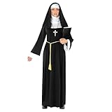 Morph Nonnen Kostüm Damen, The Nun Kostüm, Nonnenkostüm Damen, The Nun Kostüm Damen, Nonne Kostüm, Nonne Kostüm Damen, Nun Costume - S