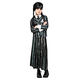Rubie's France Wednesday Addams Schuluniform Kostüm für Mädchen grau - 14-16 Jahre (158-170cm) Halloween
