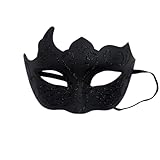 Maskenball,venezianische Maske Damen,Damen Maske Gesicht Verkleidung Erotische Maske FüR Frauen venezianische Maske KostüM Mask Damen Sexy Masken Maske schwarz,Schwarze Maske,Maske KostüM,One Size