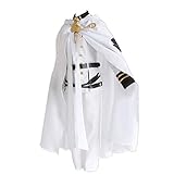 ULLAA 9PCS Anime Seraph of The End Mikaela Hyakuya Cosplay Kostüm Owari No Seraph Halloween Party Kleidung Uniform Anzüge mit Zubehör