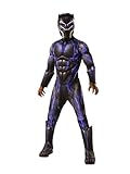 Rubie's Offizielles Luxuskostüm Black Panther, Avengers, Kampfanzug, Kindergröße M, 5-7 Jahre, Körpergröße 132 cm Halloween