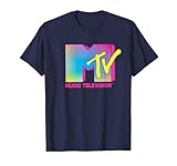 MTV 90er Jahre Helles Rosa Neon T-Shirt