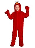 Die Sesamstraße Elmo Kinderkostüm - rot - Kindergröße: 98-104 - Verkleidung Karneval, Halloween, Motto-Party