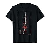 Otaku Gifts Anime & Manga Aesthetic Damen Anime Spinne Lilie mit japanische Ästhetik T-Shirt Schwarz Klein