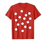 Fliegenpilz Kostüm Pilz weiße Punkte Damen Männer Frauen T-Shirt