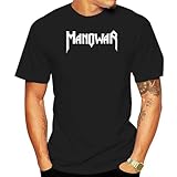 Men Tshirt Short Sleeve Manowar T Shirt Fashion Letters Print Tops Summer Casual Fashion Tees Ropa Hombre Camisetas Black XL