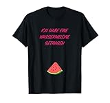 Ich Habe Eine Wassermelone Getragen | Damen Frauen - T-Shirt
