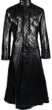 EU Fashions Miracle Trading Matrix Neo Kostüm Keanu Black Reeves Leder-Trenchcoat | 2XS - 5XL (Größe S), Leder