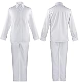 Anime The Promised Neverland Cosplay Herren Damen Norman Emma Ray Outfits Shirt Hosen Komplettes Set Halloween Anzughose Rock Schuluniform (S, Norman/Ray)